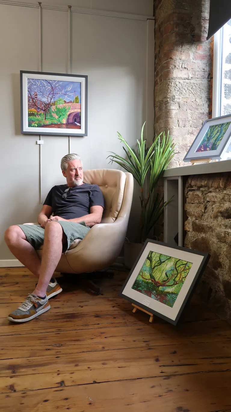 Artist Chris Cyprus to leave Woodend Mill after 20 years with final exhibition