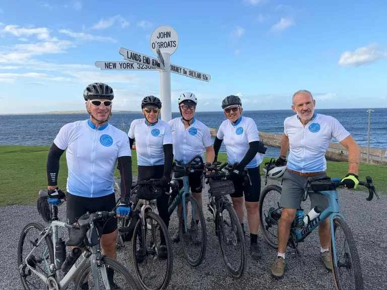 Greenfield grandfather raises £14,600 for Little Cloud with Land's End to John O'Groats ride in memory of grandson Finley